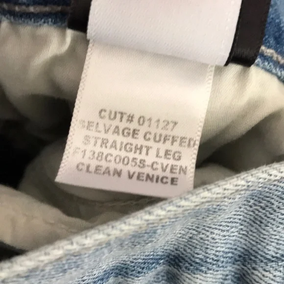Koral selvage cuffed straight leg Size 25 - Picture 8 of 8